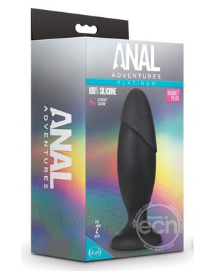 BLUSH NOVELTIES ANAL ADVENTURES PLATINUM ROCKET PLUG