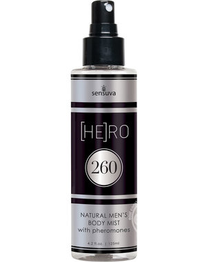 SENSUVA ORGANICS [HE]RO 260 NATURAL MENS BODY MIST