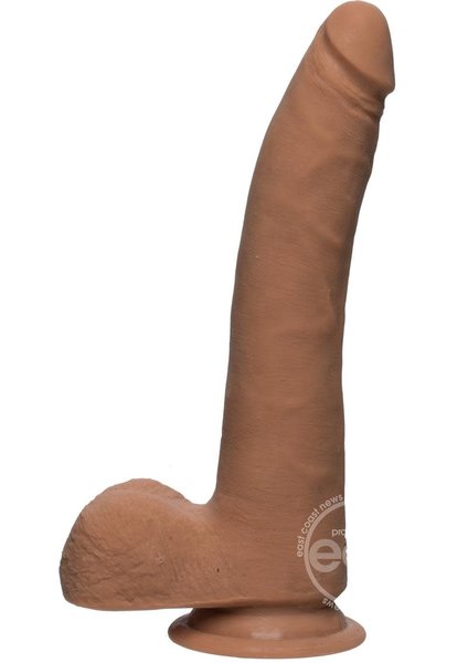 Doc Johnson THE D REALISTIC D SLIM W/ BALLS  9",