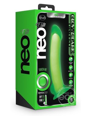 BLUSH NOVELTIES NEO ELITE GLOW IN THE DARK OMNIA 7 INCH