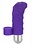 CalExotics INTIMATE PLAY RECHARGE FINGER TICKLER PURPLE