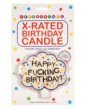 Little Genie Productions X-RATED BIRTHDAY CANDLE