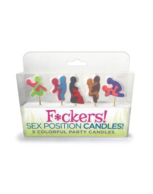 Little Genie Productions CANDY PRINTS F*CKERS SEX POSITION CANDLES