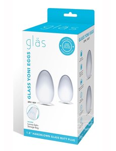 Electric Novelties GLAS YONI EGGS