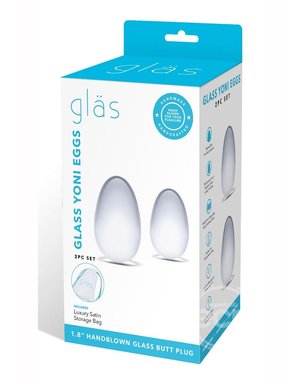 Electric Novelties GLAS YONI EGGS