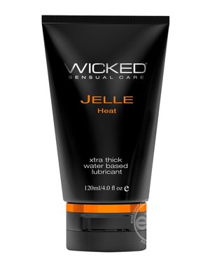 WICKED WICKED JELLE HEAT ANAL GEL 4 OZ
