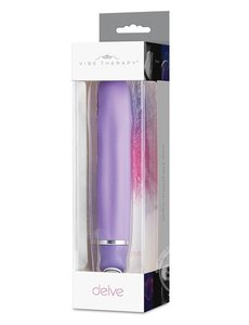 VIBE THERAPY VIBE THERAPY DELVE SILICONE VIBRATOR PURPLE