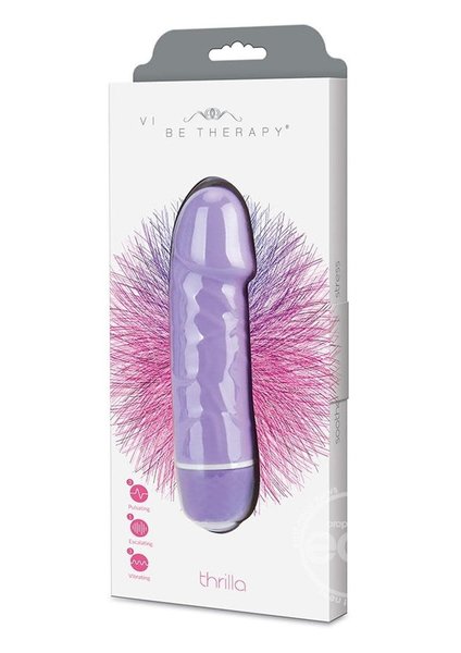 VIBE THERAPY VIBE THERAPY THRILLA SILICONE MINI VIBRATOR PURPLE