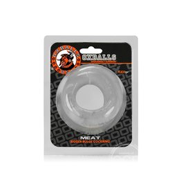 OX Balls Meat Padded Cockring Clear