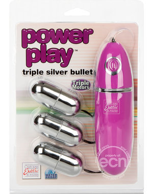 CalExotics POWER PLAY TRIPLE SILVER BULLET