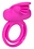CalExotics SILICONE RECHARGEABLE DUAL CLIT VIBRATING COCK RING