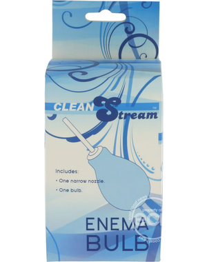 XR Brands Clean Stream Enema Bulb Red 8 Ounce