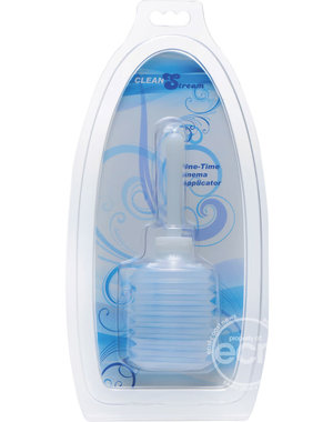 XR Brands Clean Stream One Time Enema Applicator Clear