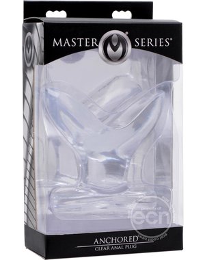 XR Brands MASTER SERIES ANCHORED CLEAR PLUG