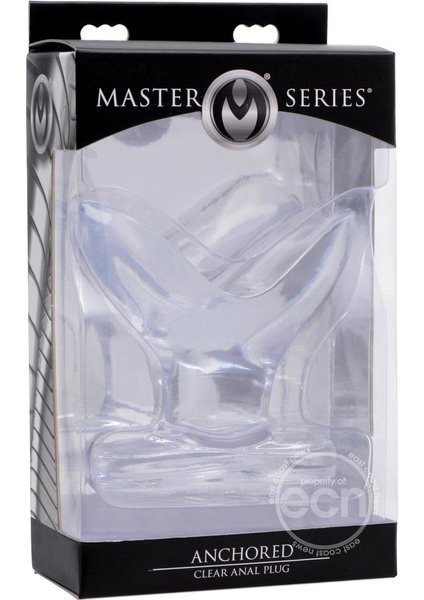 XR Brands MASTER SERIES ANCHORED CLEAR PLUG