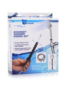 XR Brands CLEAN STREAM DISCREET SHOWER ENEMA SET