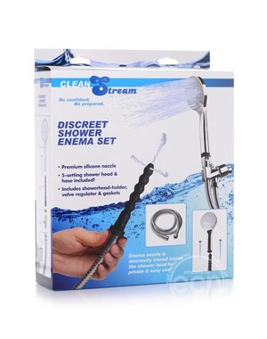 XR Brands CLEAN STREAM DISCREET SHOWER ENEMA SET