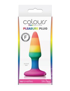 NS Novelties COLOURS PLEASURE PLUG PRIDE EDITION