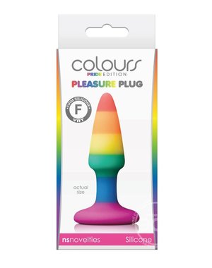 NS Novelties COLOURS PLEASURE PLUG PRIDE EDITION
