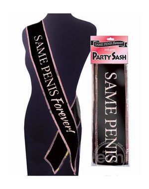 Little Genie Productions SAME PENIS FOREVER PARTY SASH