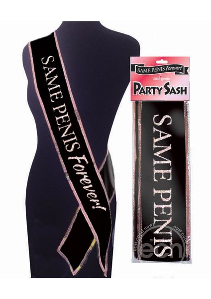 Little Genie Productions SAME PENIS FOREVER PARTY SASH