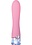 EVOLVED NOVELTIES Sparkle Silicone LED Light Vibrator USB Rechargeable Waterproof Pink 7 Inches