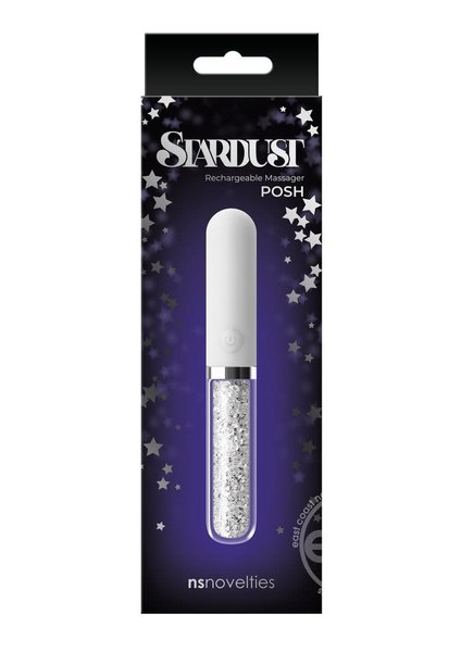 NS Novelties STARDUST POSH VIBRATOR WHITE