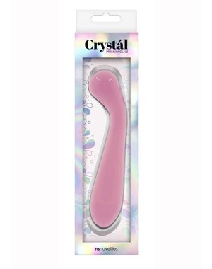 NS Novelties CRYSTAL PREMIUM GLASS G-SPOT WAND PINK