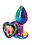 NS Novelties REAR ASSETS MULTICOLOR RAINBOW HEART