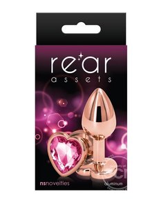 NS Novelties REAR ASSETS ROSE GOLD HEART PINK