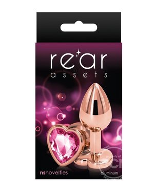 NS Novelties REAR ASSETS ROSE GOLD HEART PINK