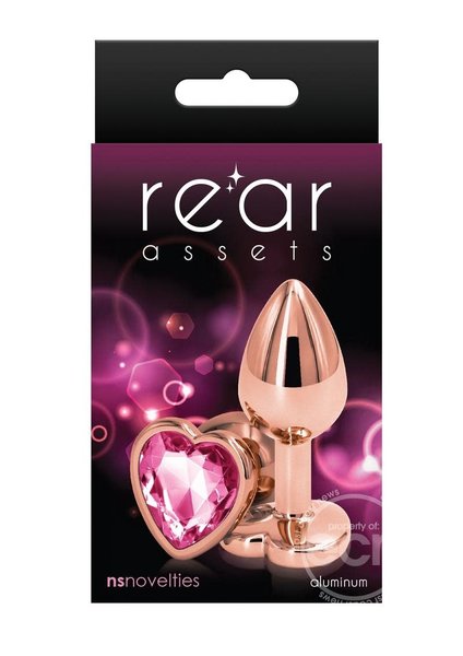 NS Novelties REAR ASSETS ROSE GOLD HEART PINK