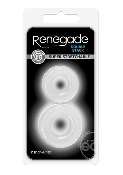 NS Novelties RENEGADE DOUBLE STACK CLEAR