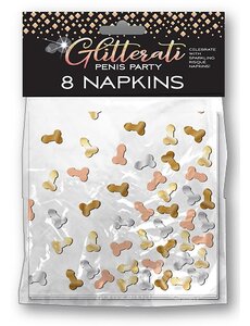 Little Genie Productions GLITTERATI NAPKINS 8PK