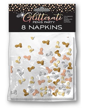 Little Genie Productions GLITTERATI NAPKINS 8PK
