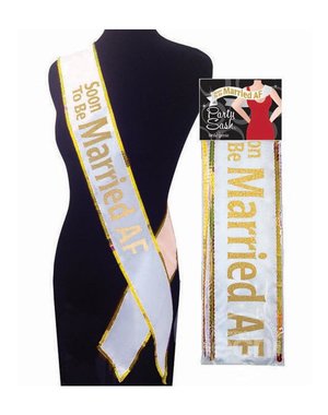 Little Genie Productions SOON TO BE MARRIED AF PARTY SASH