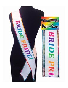 Little Genie Productions BRIDE PRIDE PARTY SASH