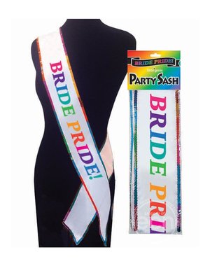 Little Genie Productions BRIDE PRIDE PARTY SASH