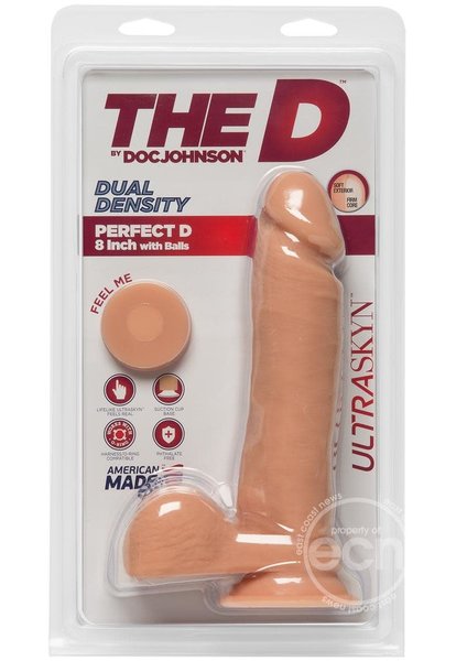 Doc Johnson THE D PERFECT D VANILLA 8"