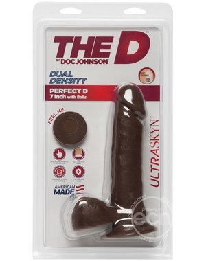 Doc Johnson THE D PERFECT D CHOCOLATE 7"