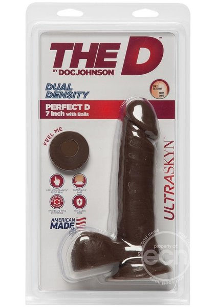 Doc Johnson THE D PERFECT D CHOCOLATE 7"