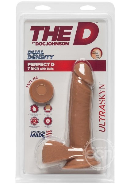 Doc Johnson THE D PERFECT D CARAMEL 7"