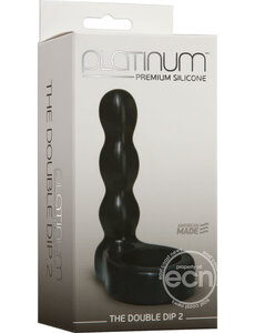 Doc Johnson PLATINUM THE DOUBLE DIP 2 COCK RING DUAL