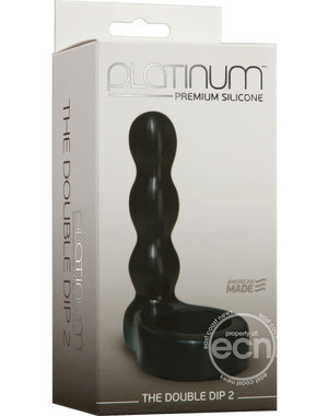 Doc Johnson PLATINUM THE DOUBLE DIP 2 COCK RING DUAL
