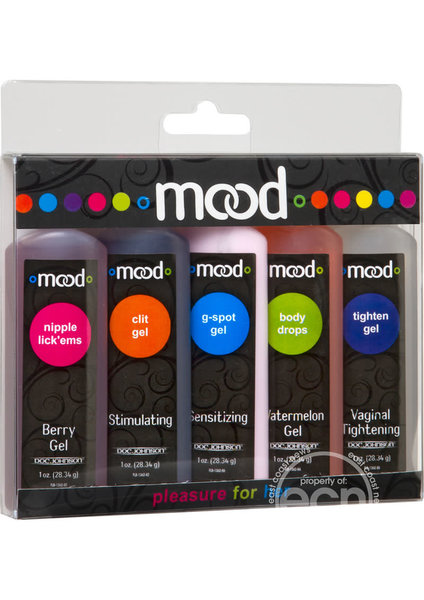 Doc Johnson MOOD PLEASURE FOR HER ENHANCEMENT GELS 1oz PACK OF 5