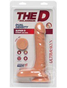 Doc Johnson THE SUPER D DUAL DENSITY DONG 8inch