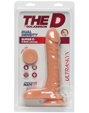 Doc Johnson THE SUPER D DUAL DENSITY DONG 8inch