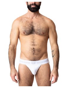 NASTY PIG NASTY PIG CORE JOCK STRAP WHITE/GREY