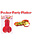 Hott Products PECKER PARTY PLATTER, RED