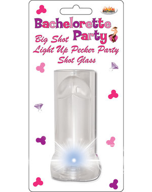 Hott Products Bachelorette Party Big Shot Light UP Pecker Party Shot Glass